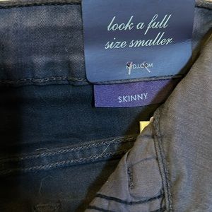 New with tags size 14p NYDJ black skinny jeans